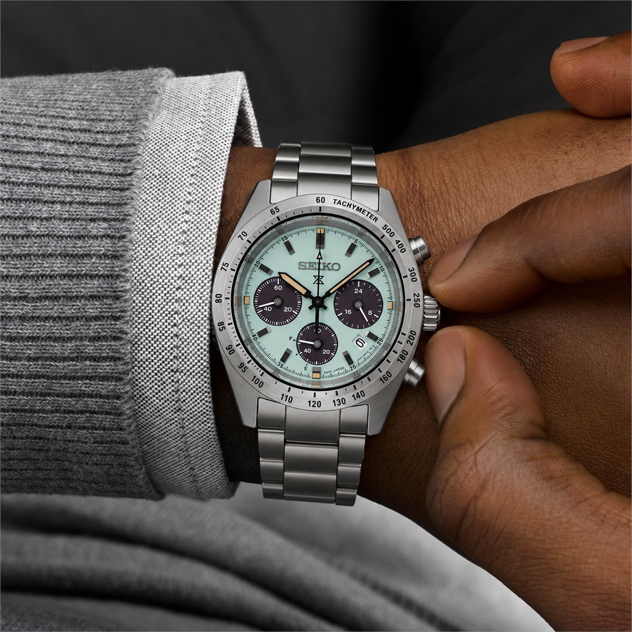 Seiko Prospex Speedtimer Youngtimer SSC965P1 Solar Erkek Kol Saati - Görsel 3