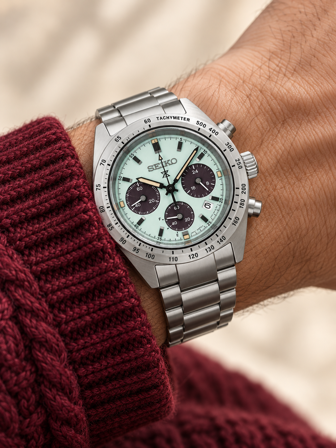 Seiko Prospex Speedtimer Youngtimer SSC965P1 Solar Erkek Kol Saati - Görsel 2