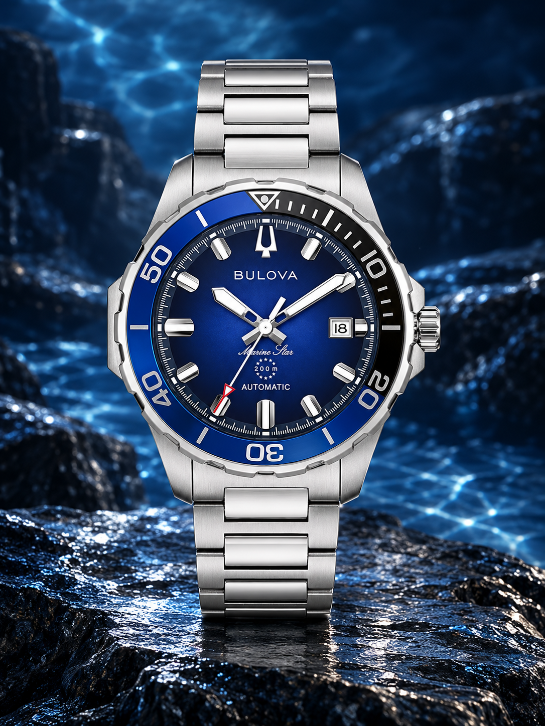 Bulova Marine Star 98B466 Series B Automatic Erkek Kol Saati