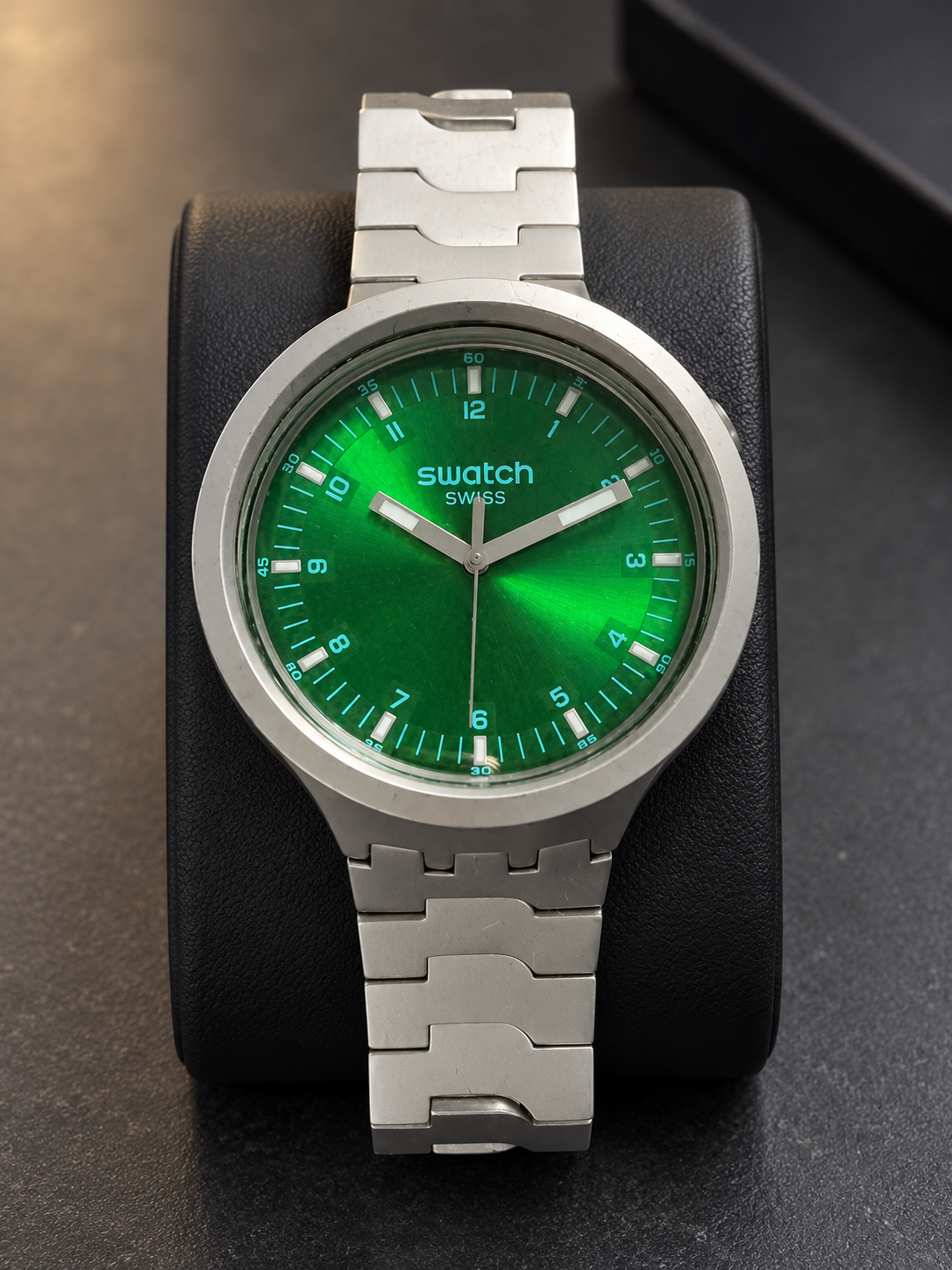 Swatch SB07S101G BIG BOLD IRONY Erkek Kol Saati – İkinci El, Sıfır Kondisyon, Full Set