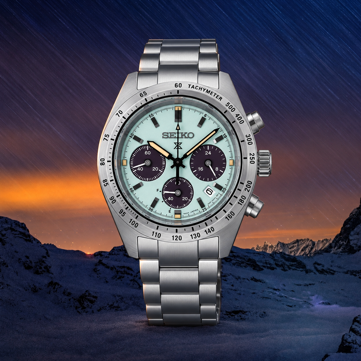 Seiko Prospex Speedtimer Youngtimer SSC965P1 Solar Erkek Kol Saati - Görsel 4