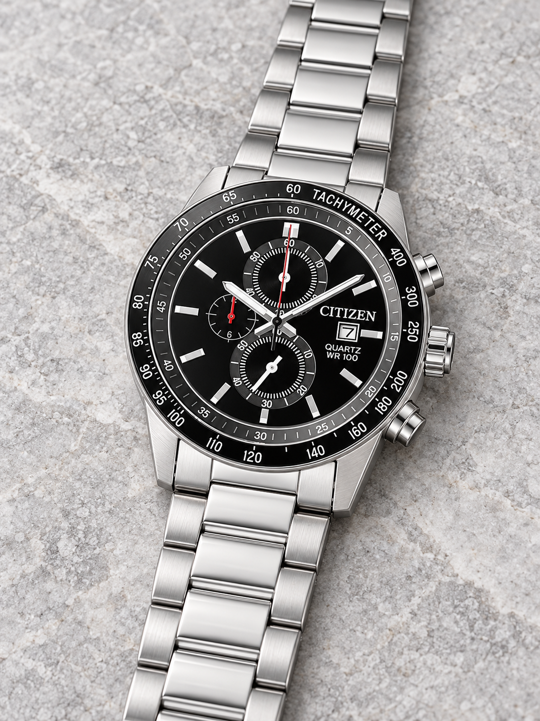 CITIZEN AN3600-59E QUARTZ KRONOGRAF ERKEK KOL SAATİ - Görsel 2