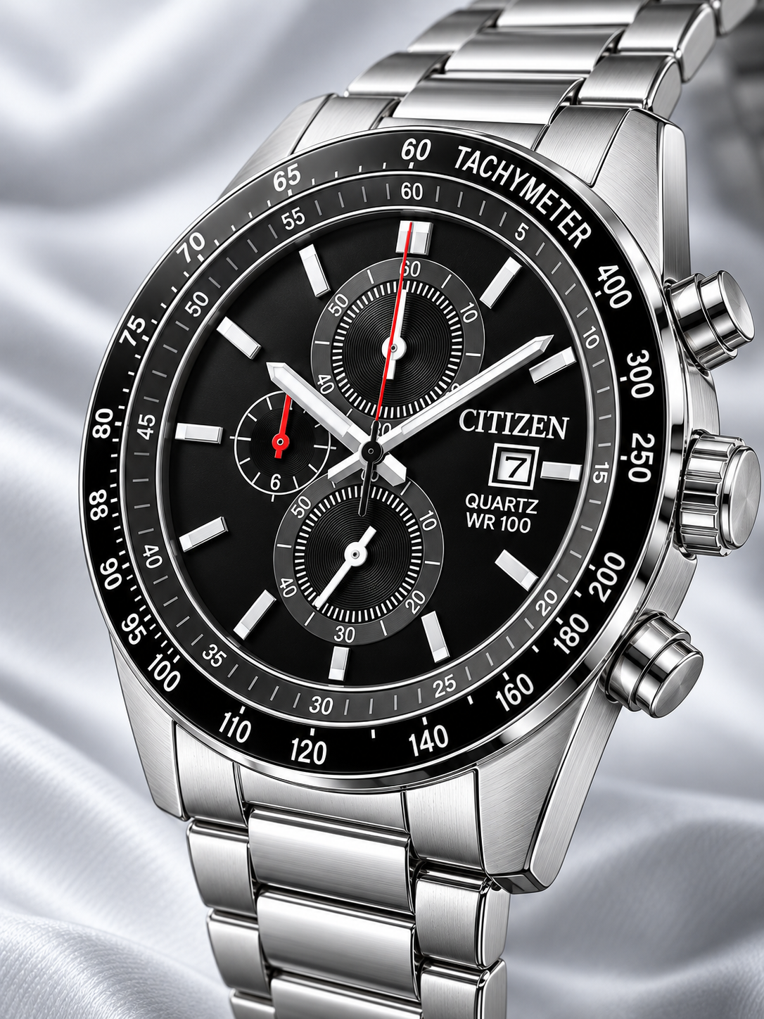 CITIZEN AN3600-59E QUARTZ KRONOGRAF ERKEK KOL SAATİ - Görsel 4