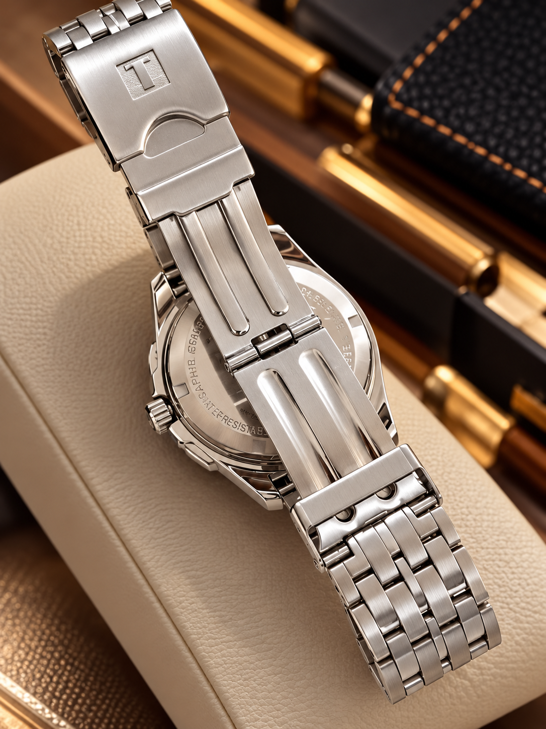 Tissot PRC 100 Chronograph Swiss Made Safir Cam Erkek Kol Saati – İkinci El - Görsel 4