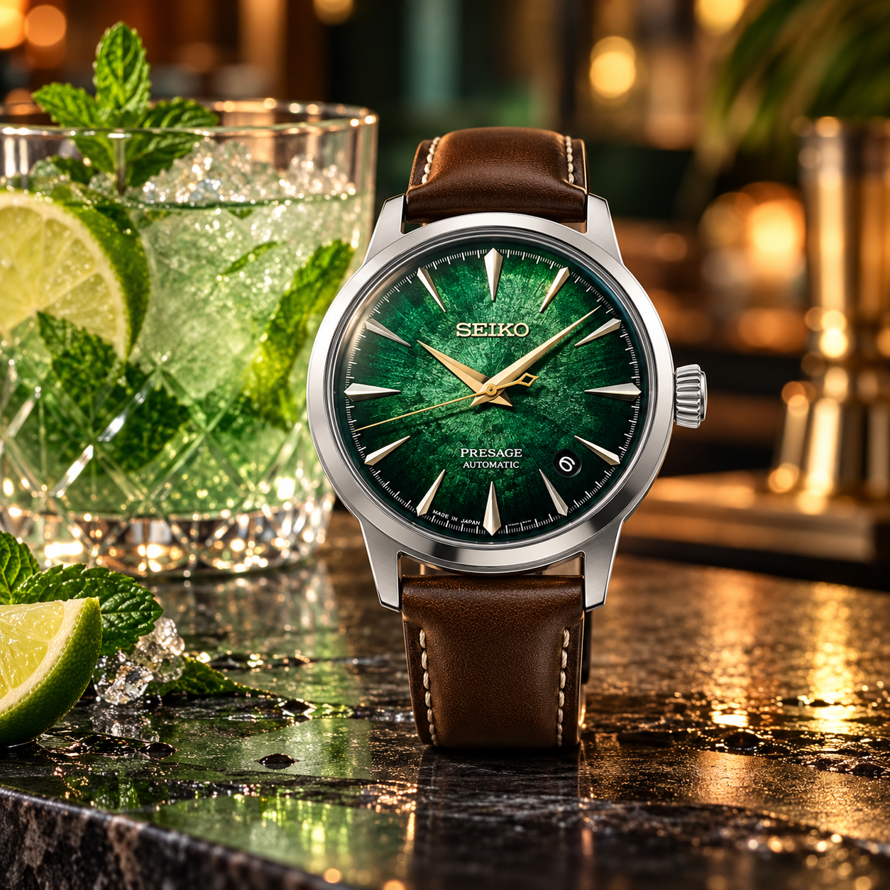 Seiko Presage Cocktail HCB002J1 Erkek Kol Saati - Görsel 5
