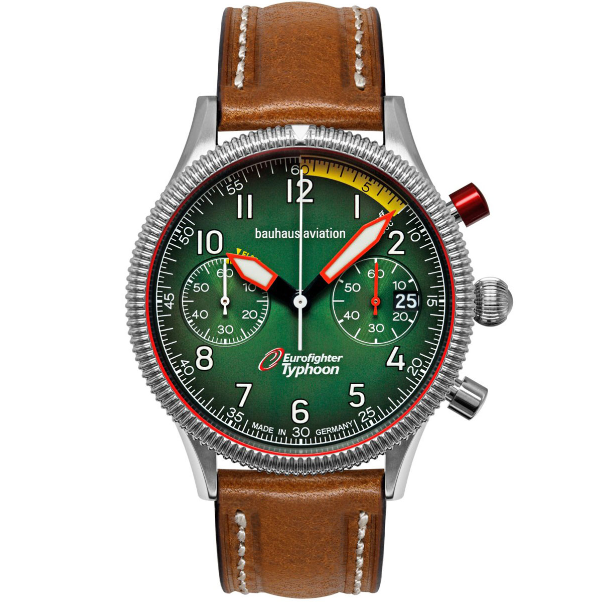 Bauhaus Aviation Eurofighter 25764 Quartz Chronograph Saat