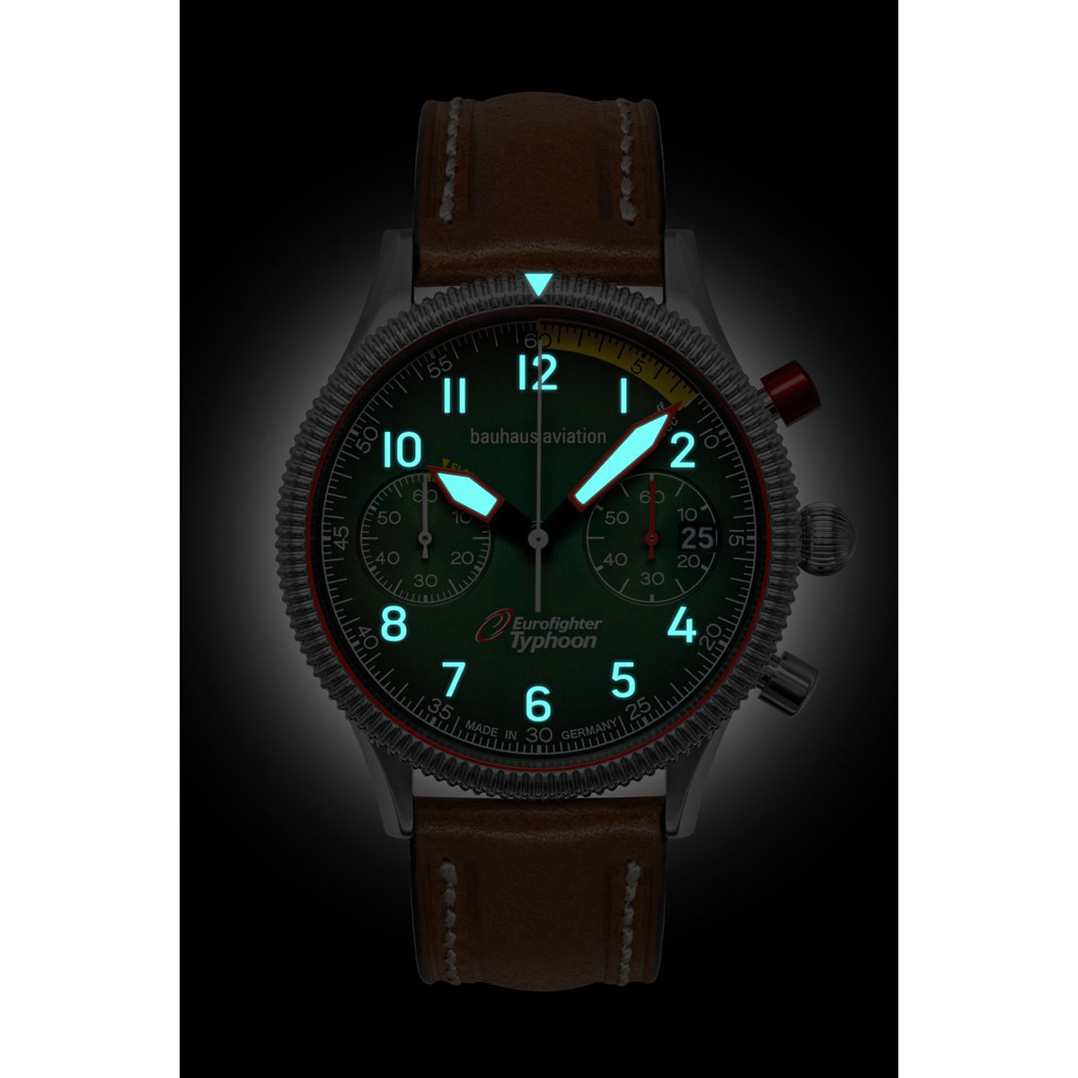 Bauhaus Aviation Eurofighter 25764 Quartz Chronograph Saat - Görsel 2