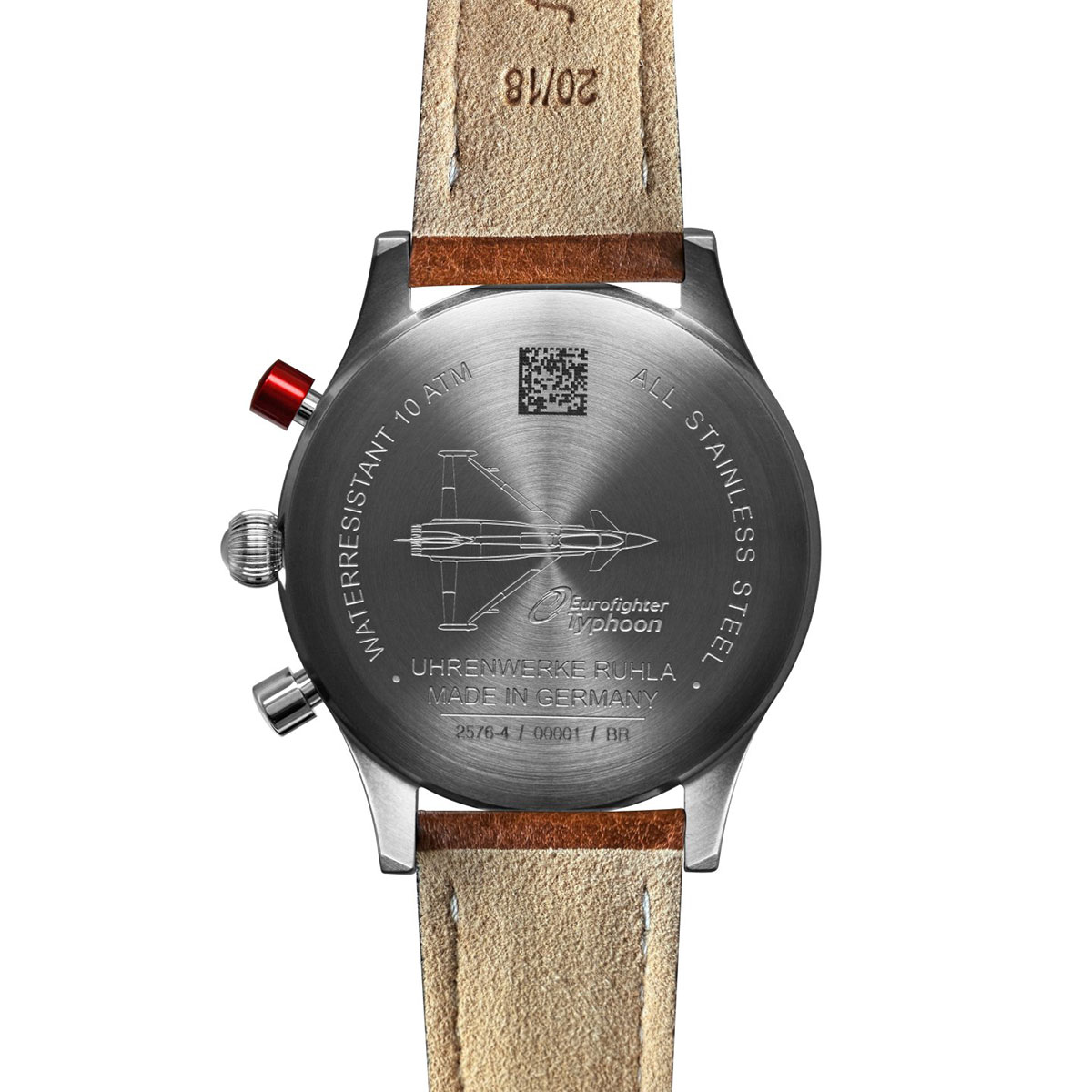 Bauhaus Aviation Eurofighter 25764 Quartz Chronograph Saat - Görsel 3