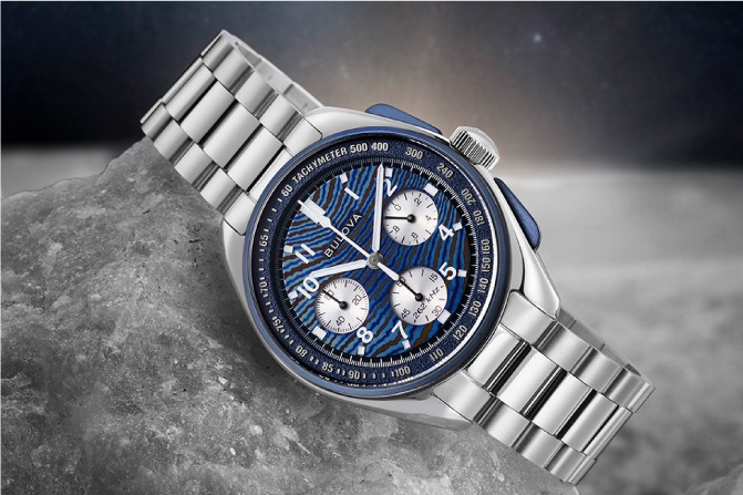 Bulova 98A329 Lunar Pilot Timascus Budii Limited Edition Erkek Kol Saati - Görsel 4
